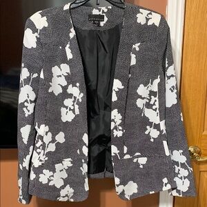 Black and White Women's Blazer